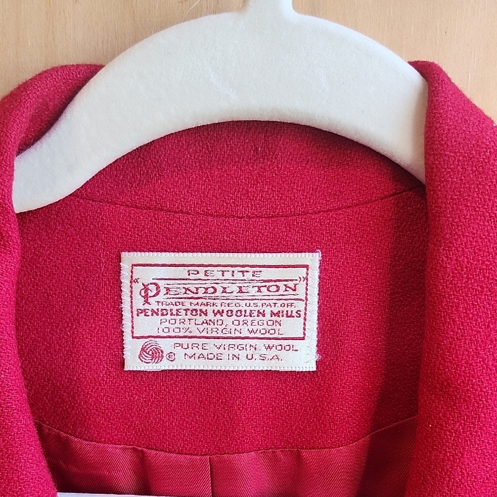 Pendleton Classic Red Blazer - image 2